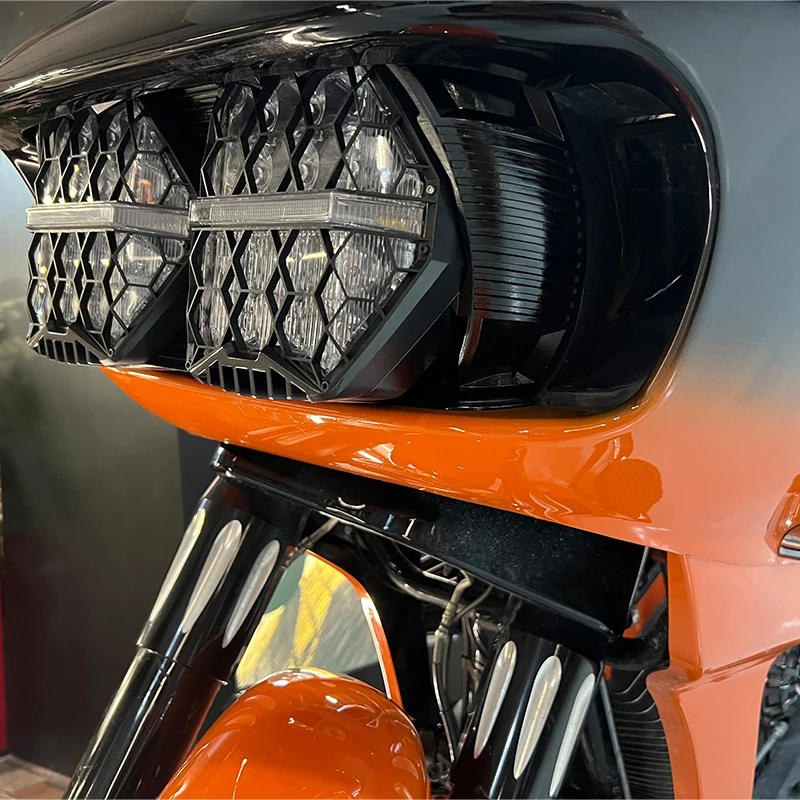 kf-Sad62e971905f4b0a967cee2a727de59e8-Motorcycle-New-LED-Performance-Headlight-High-Low-Beam-Amber-DRL-for-Harley-Touring-Road-Glide-FLTR